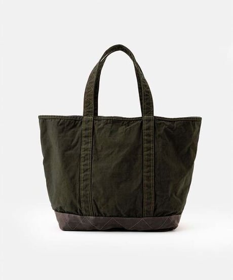 DIGAWEL  Garment Dye Vinyl Tote Bag (M)【OLIVE】