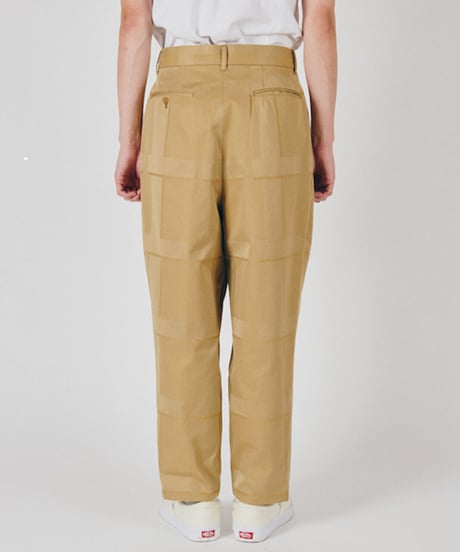 DIGAWEL  2 Tuck Tapered Pants【BEIGE】