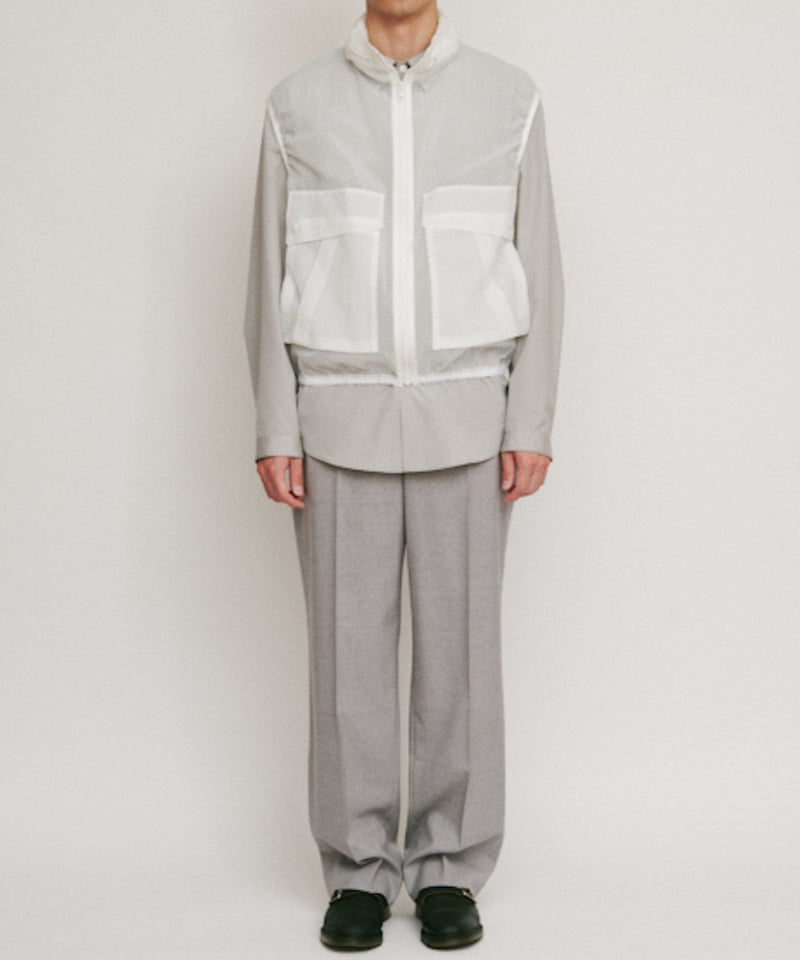 DIGAWEL Nylon vest【WHITE】 | welles