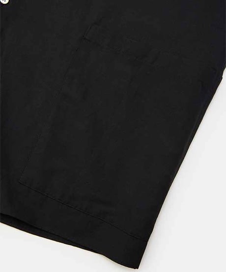 DIGAWEL Side pocket S/S shirt ②【BLACK】