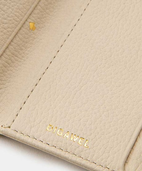 DIGAWEL  THREE FOLD PURSE【WHITE】