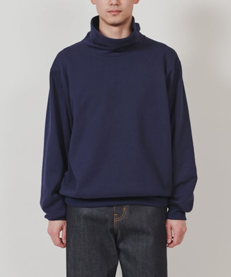 DIGAWEL  Turtleneck Sweatshirt【NAVY】