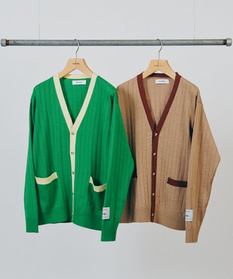 DIGAWEL  Rib Cardigan【CAMEL】