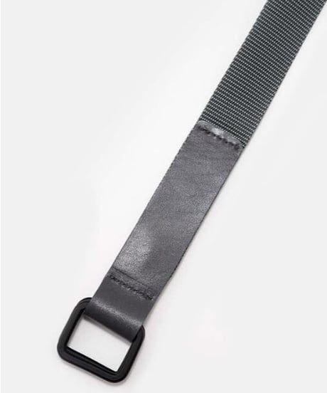 DIGAWEL × J.PRESS「CRST」 doubleD Ring Belt【GRAY】