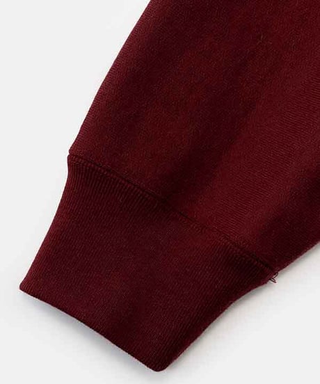 DIGAWEL  Reverse weave Sweatshirt【MAROON】