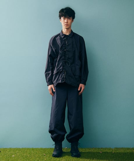 DIGAWEL  Shirt (garment dye)【BLACK】