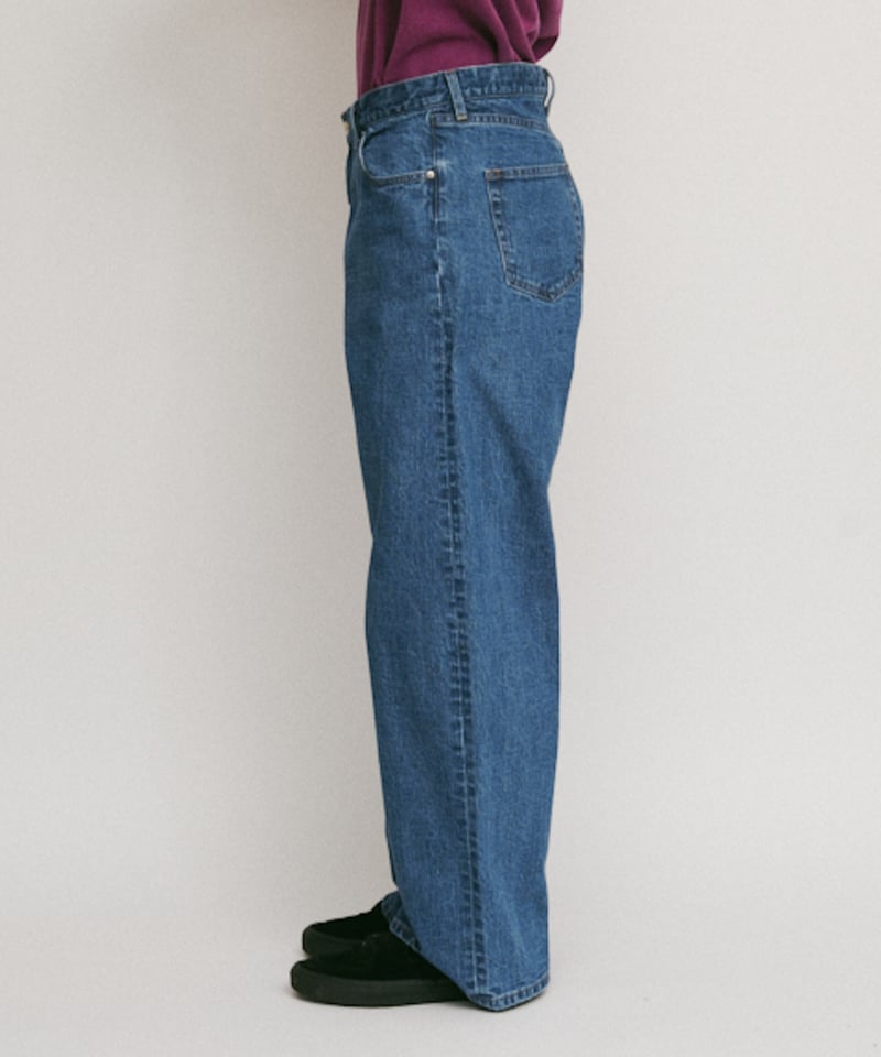 DIGAWEL Wide straight jeans【BLUE】 | welles