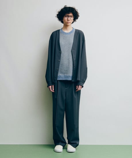 DIGAWEL  Stitch 1Tuck Pants【GRAY】