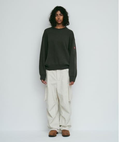 DIGAWEL Field cargo pants (garment dye)【IVORY】