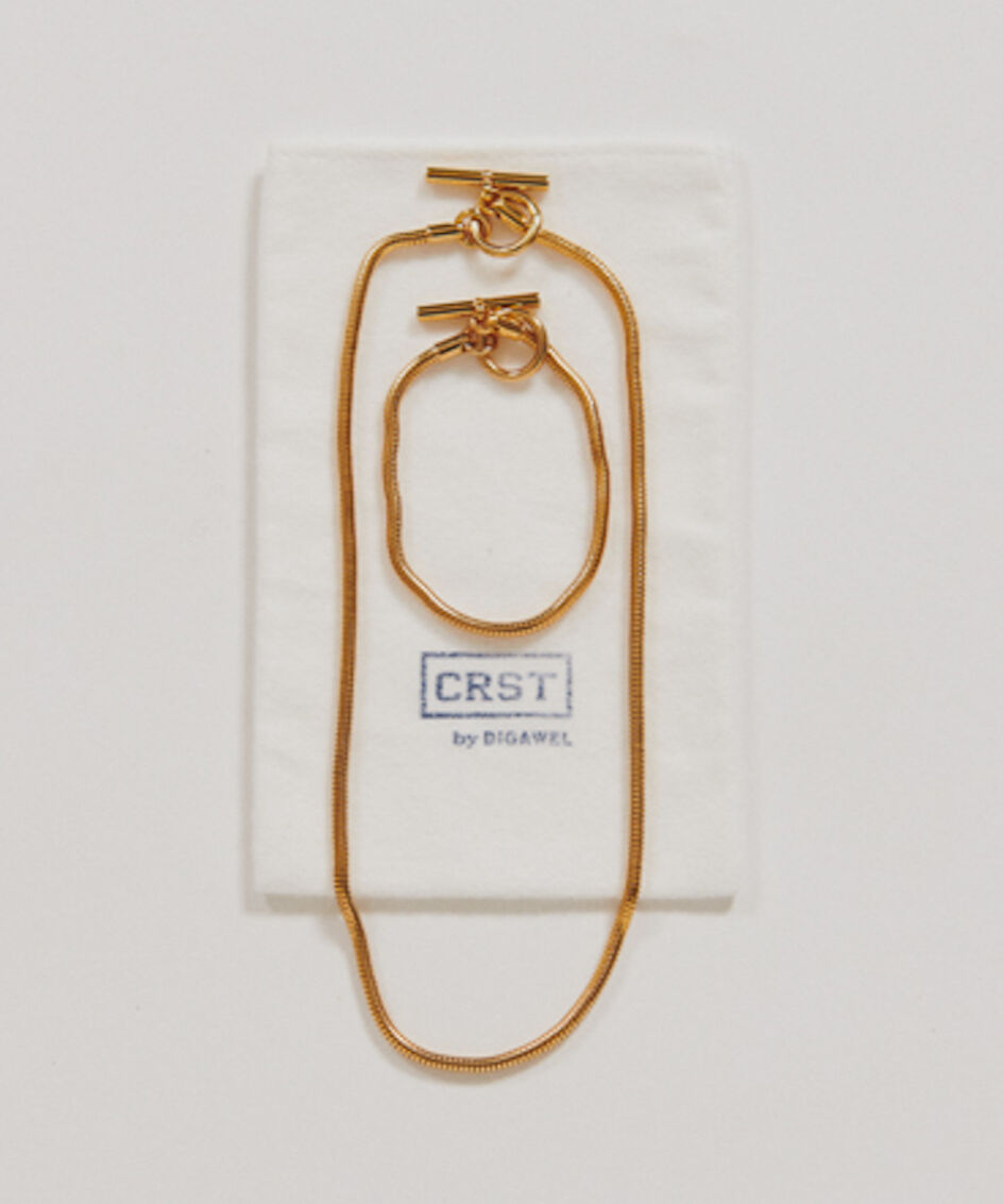 DIGAWEL × J.PRESS「CRST」 3mm Snake Chain Bracele