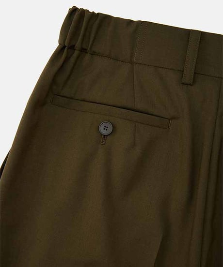 DIGAWEL In tuck pants【OLIVE】