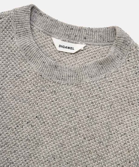 DIGAWEL  Hexagonal patterns Sweatshirt【GRAY】