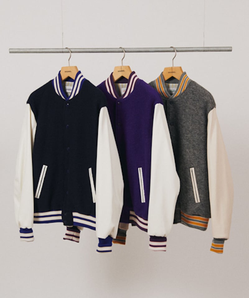 URU TOKYO×DIGAWEL Varsity Jacket【GRAY】 | welles URU TOKYO×DIGAWEL Varsity Jacket【GRAY】 | welles