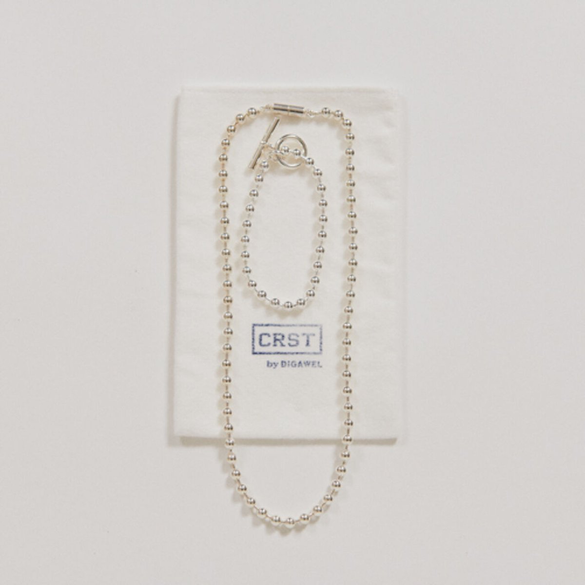 DIGAWEL × J.PRESS「CRST」 5mm Ball Chain Bracelet