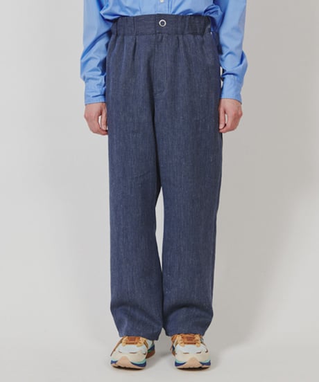 DIGAWEL  Ring dot button Pants【NAVY】