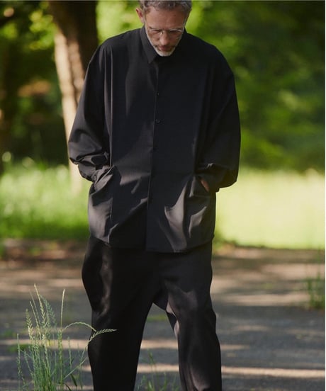 DIGAWEL  Side Pocket Oversized Shirt【BLACK】
