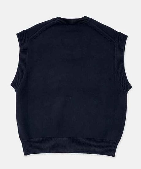 DIGAWEL × J.PRESS「CRST」CRST SPORT Sleeveless Jumper【NAVY】