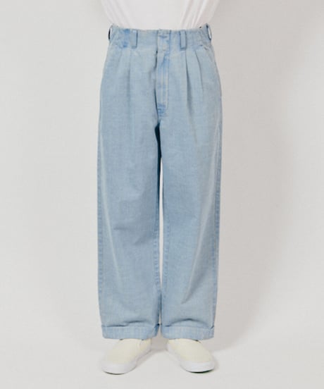 DIGAWEL  2 Tuck Slacks (Dickies×DIGAWEL)【LIGHT BLUE】