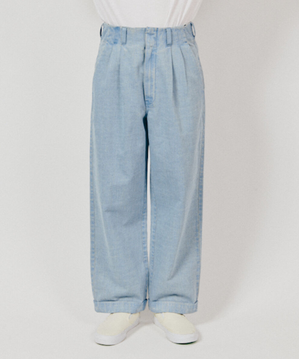 DIGAWEL 2 Tuck Slacks (Dickies×DIGAWEL)【LIGHT