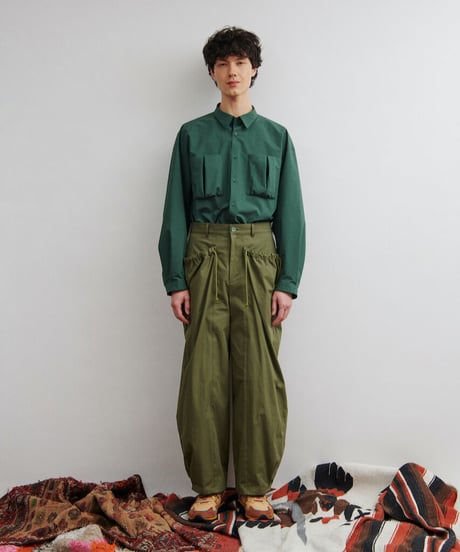 DIGAWEL  Big PK Oversized Shirt【GREEN】