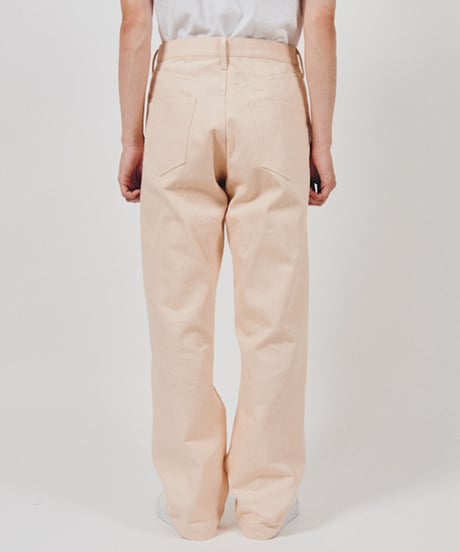 DIGAWEL  Straight Denim Pants (Pink white)