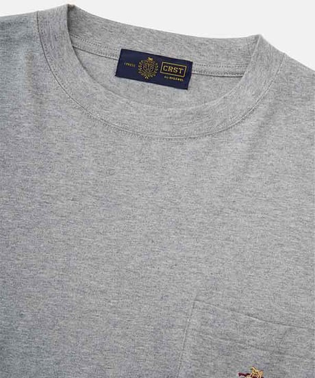 DIGAWEL × J.PRESS「CRST」 Pocket T-shirts【GRAY】