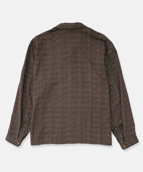 DIGAWEL  Open Collar Shirt【BROWN】