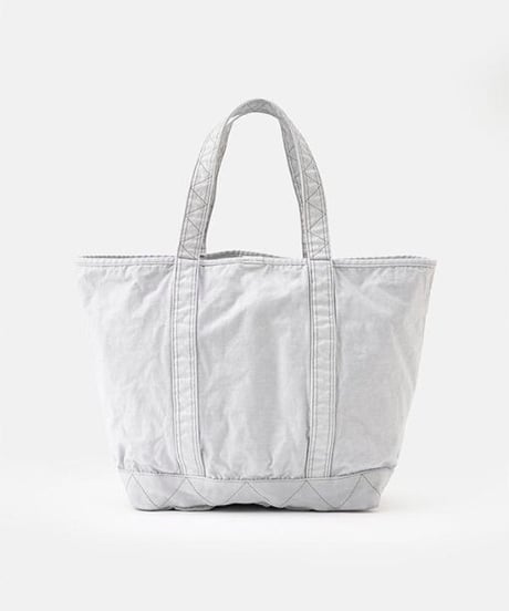 DIGAWEL  Garment Dye Vinyl Tote Bag (M)【LIGHT GRAY】