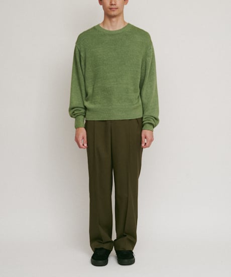 DIGAWEL In tuck pants【OLIVE】