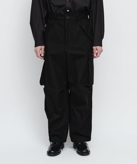 DIGAWEL Field cargo pants (garment dye)【BLACK】