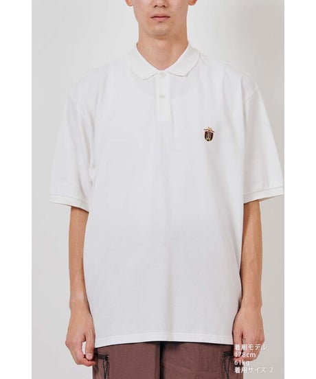 DIGAWEL × J.PRESS「CRST」 Polo Shirts【WHITE】