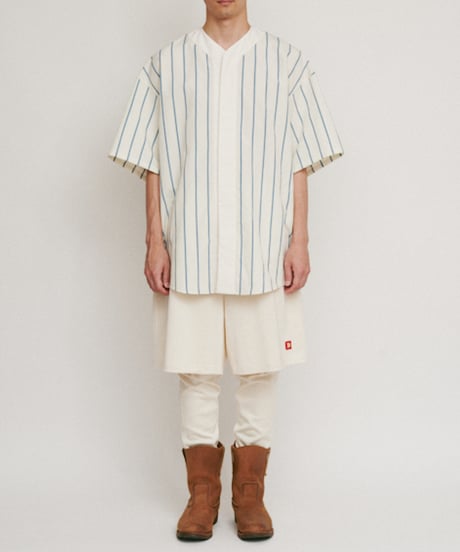 DIGAWEL Baseball S/S shirt【WHITE】