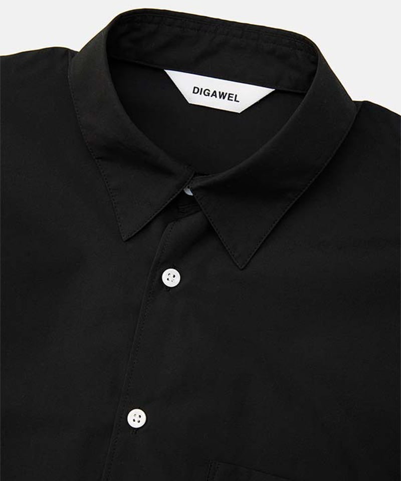 digawel standard 後染シャツ black サイズ2 美品 希少 DIGAWEL Shirt (generic)【BLACK】 | welles