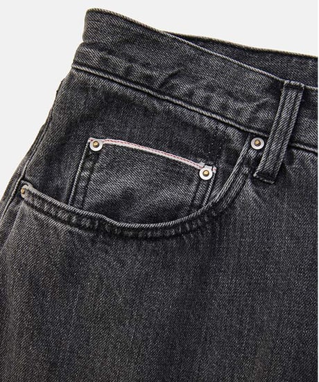DIGAWEL Wide straight jeans【FADE BLACK】