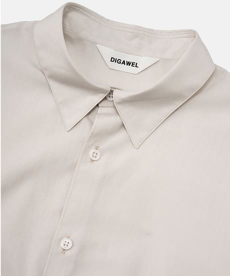 DIGAWEL  S/S Shirt  ② broadcloth【SKY GRAY】