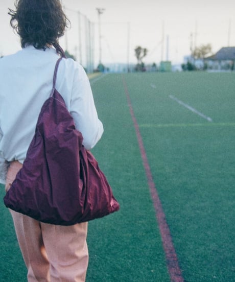 DIGAWEL  Packable Shoulder Bag (Garment Dye )【BURGUNDY】