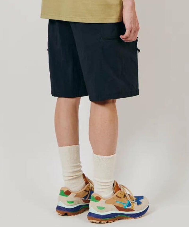 DIGAWEL Shorts (garment dye)【BLACK】 | welles DIGAWEL Shorts (garment dye)【BLACK】 | welles