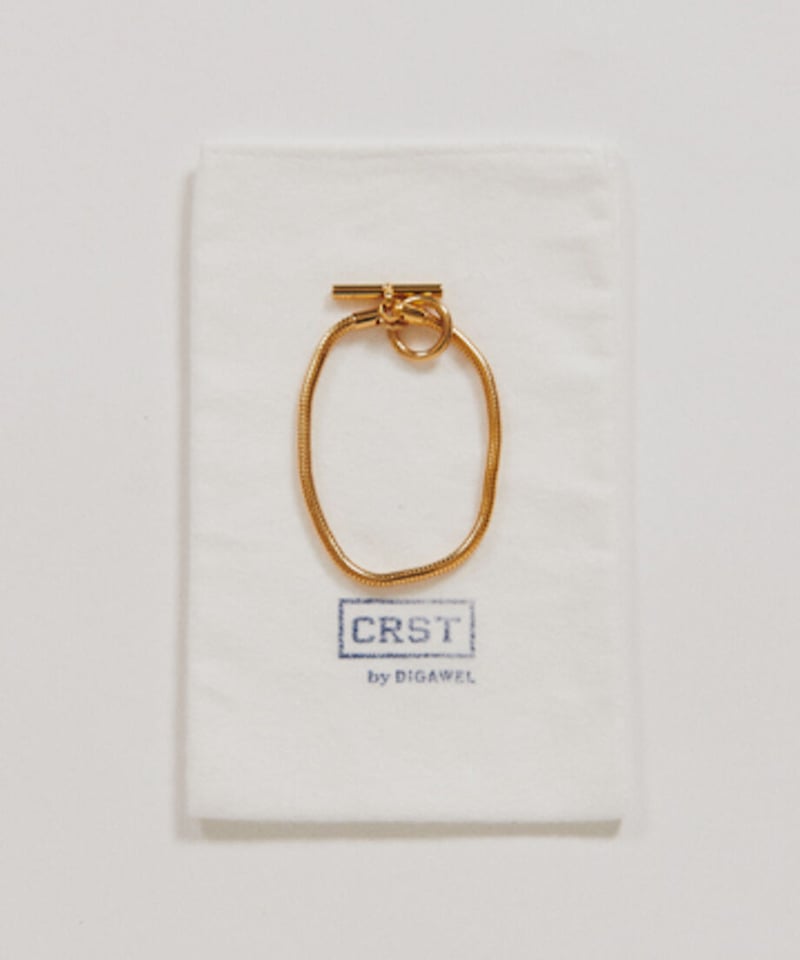 DIGAWEL × J.PRESS「CRST」 3mm Snake Chain Bracele
