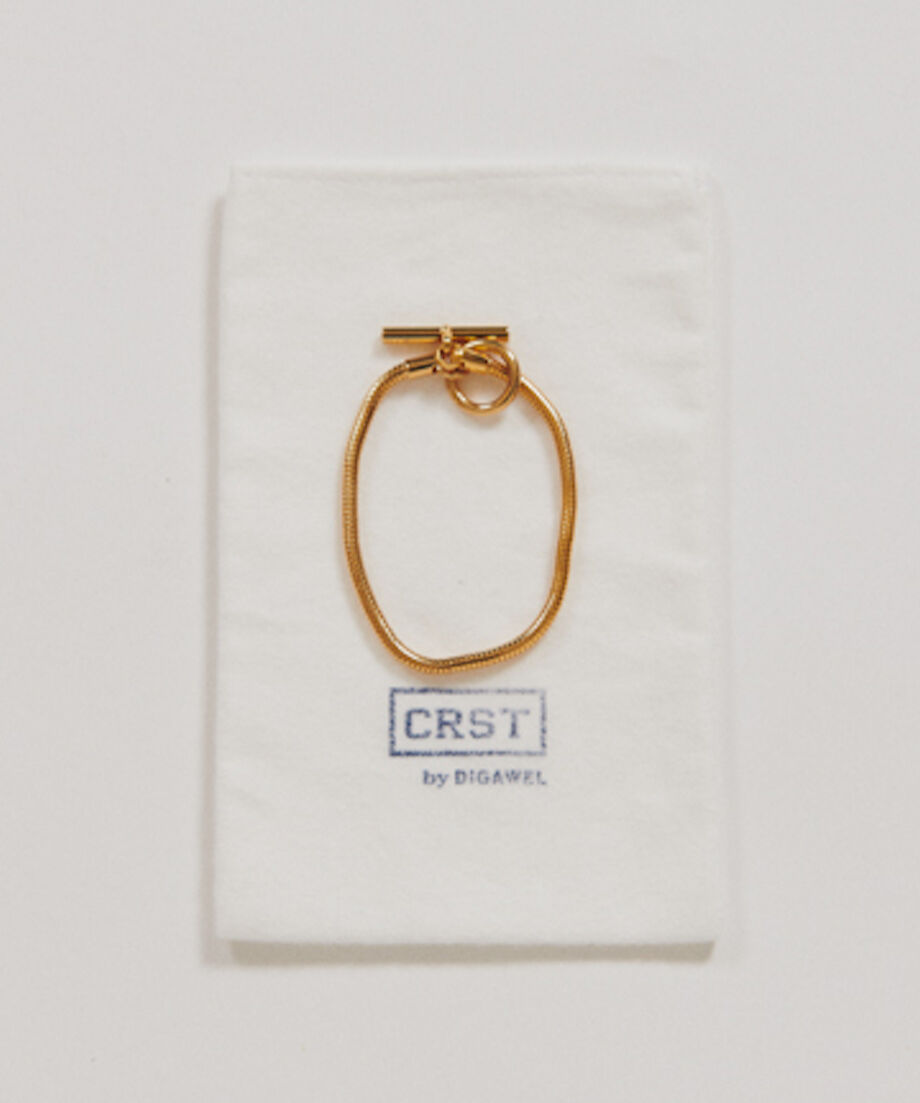 DIGAWEL × J.PRESS「CRST」 3mm Snake Chain Bracele