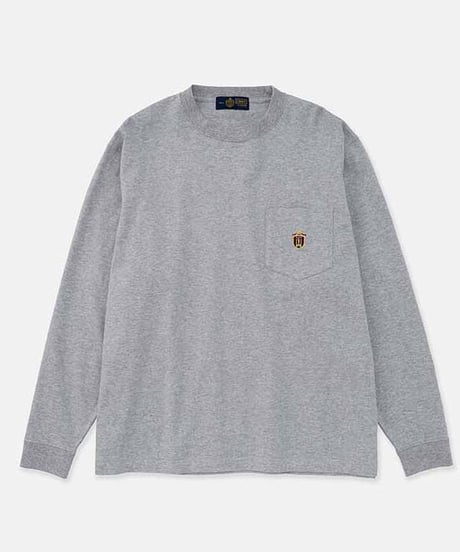 DIGAWEL × J.PRESS「CRST」CRST Pocket Long Sleeve Tshirts【GRAY】