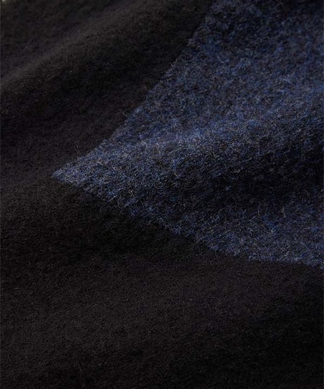 DIGAWEL Stole (fulling/milling)【BLACK/NAVY】