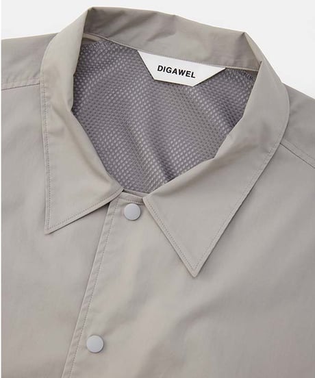 DIGAWEL Coach L/S shirt jacket【GRAY】
