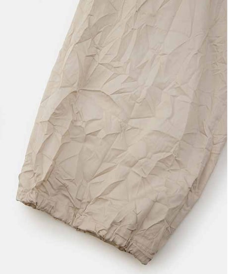 DIGAWEL  Wide lounge pants (crease finish)【SAND BEIGE】