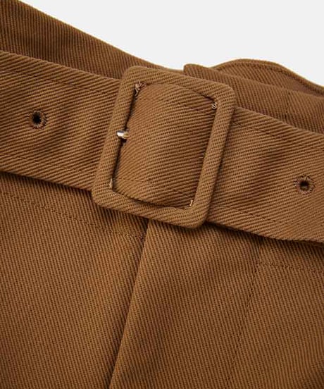 DIGAWEL Belt pants ② twill【BEIGE】