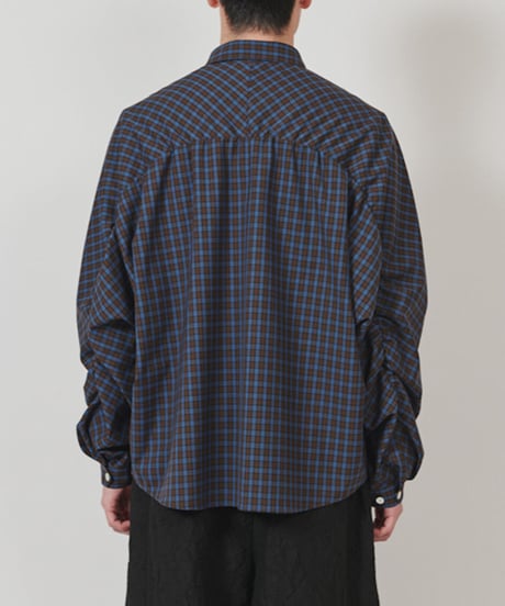 DIGAWEL  Puckering Shirt【BLUE CHECK】