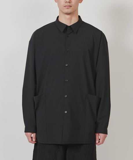 DIGAWEL  Side Pocket Oversized Shirt【BLACK】