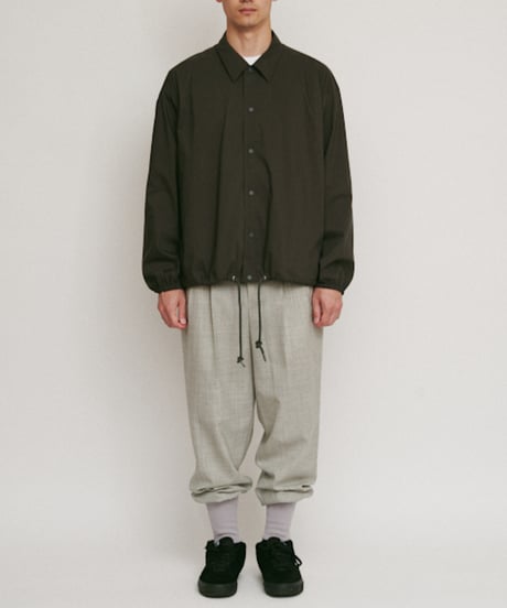 DIGAWEL Coach L/S shirt jacket【C.GRAY】