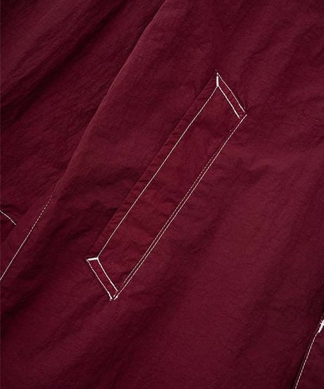 DIGAWEL  Raglan sleeve Coat (garment dye)【BURGUNDY】