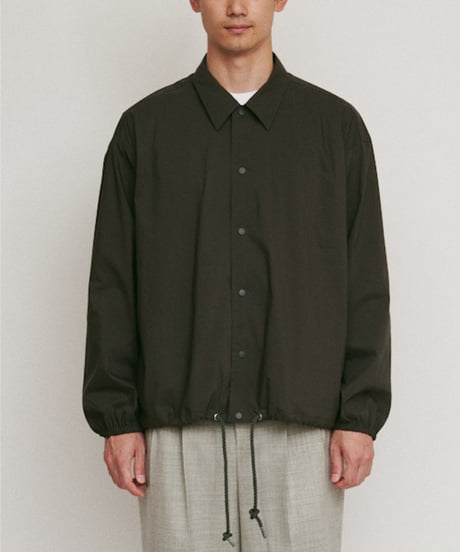 DIGAWEL Coach L/S shirt jacket【C.GRAY】