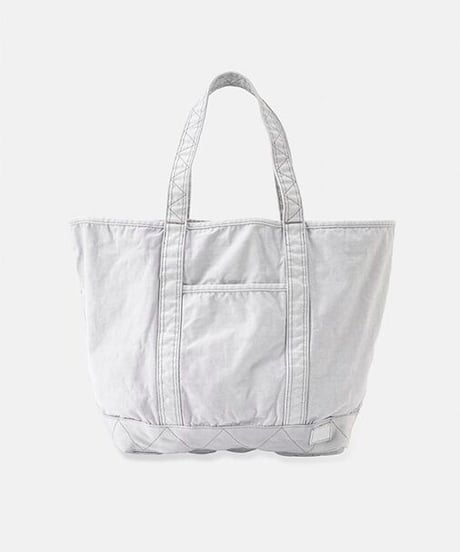 DIGAWEL  Garment Dye Vinyl Tote Bag (M)【LIGHT GRAY】